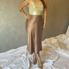 Mocha Muse Midi Skirt